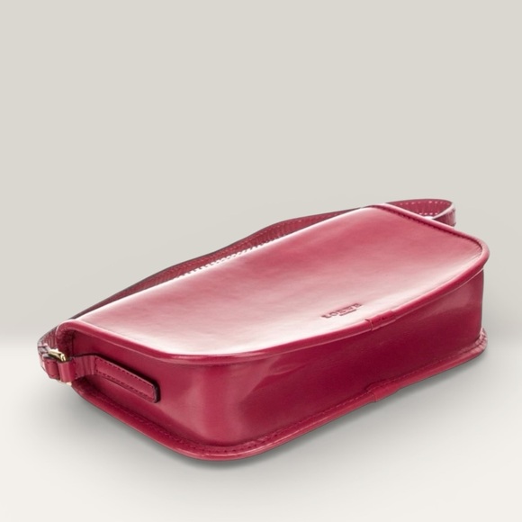 Vintage Loewe Red Patent Leather Mini Shoulder Bag | Y2K - Picture 4 of 4